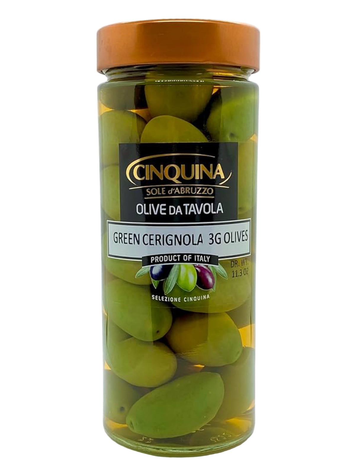 GREEN CERIGNOLA 3G OLIVES CINQUINA